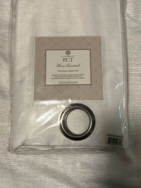 Home Essentials White Grommet Curtain Panel